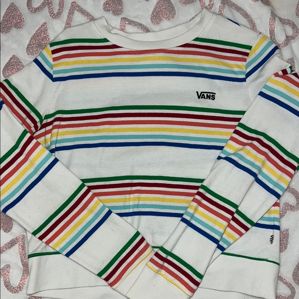 Vans Multicolor Striped Long Sleeve Shirt